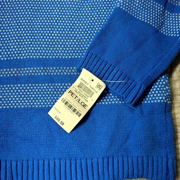 Vibrant blue turtleneck - Picture 6 of 8